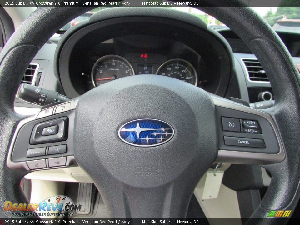 2015 Subaru XV Crosstrek 2.0i Premium Venetian Red Pearl / Ivory Photo #11
