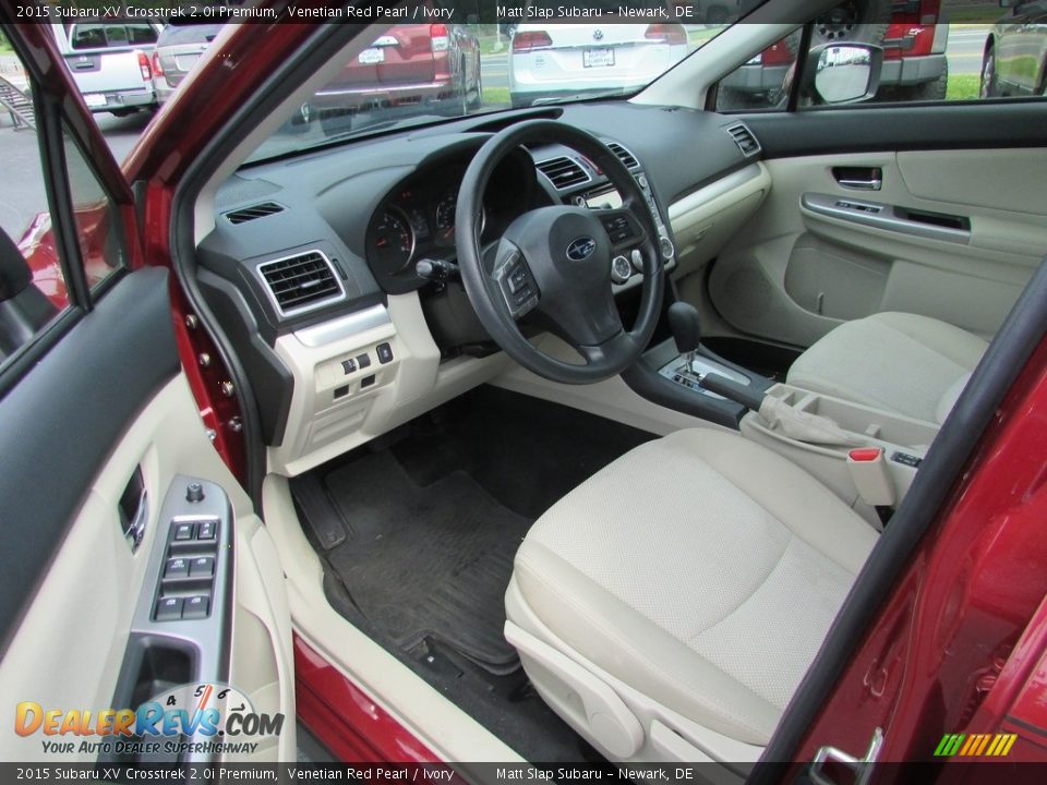 2015 Subaru XV Crosstrek 2.0i Premium Venetian Red Pearl / Ivory Photo #12