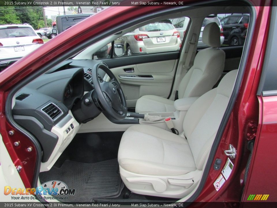 2015 Subaru XV Crosstrek 2.0i Premium Venetian Red Pearl / Ivory Photo #13