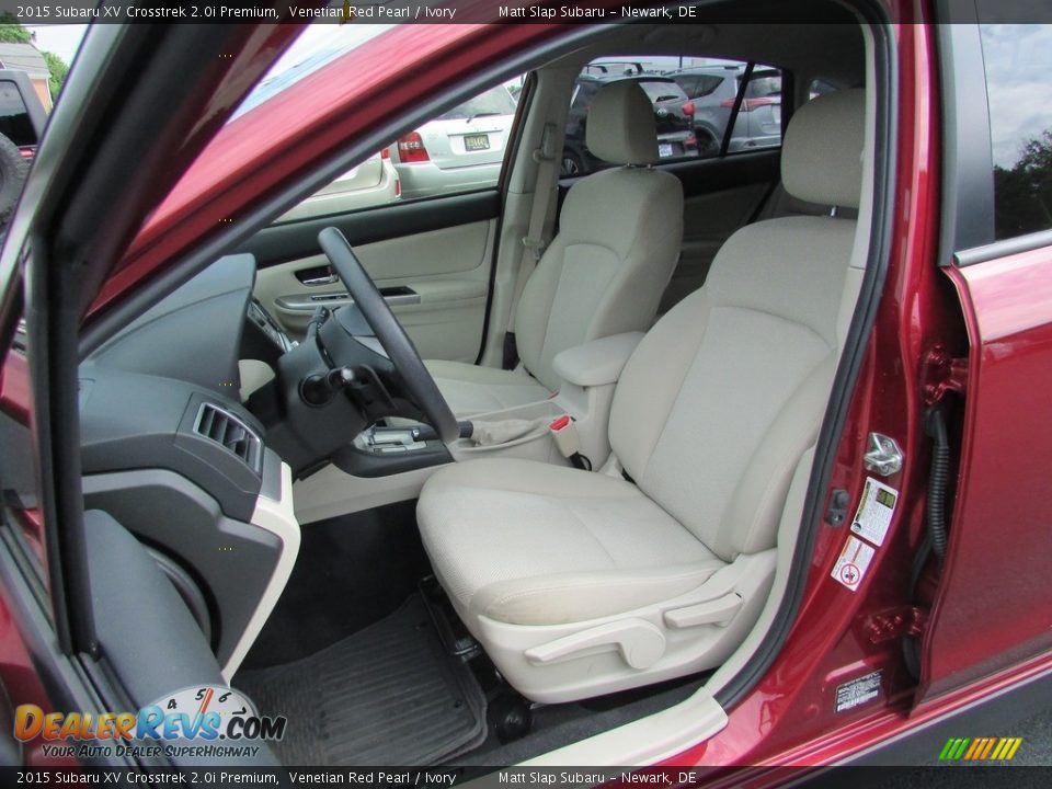 2015 Subaru XV Crosstrek 2.0i Premium Venetian Red Pearl / Ivory Photo #16