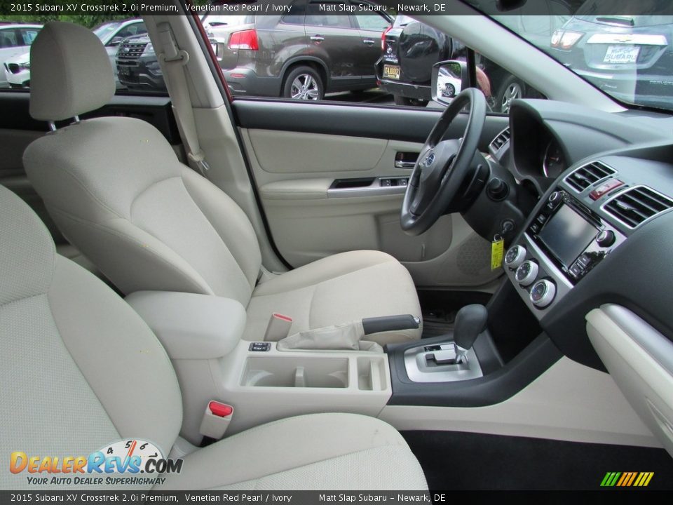 2015 Subaru XV Crosstrek 2.0i Premium Venetian Red Pearl / Ivory Photo #17