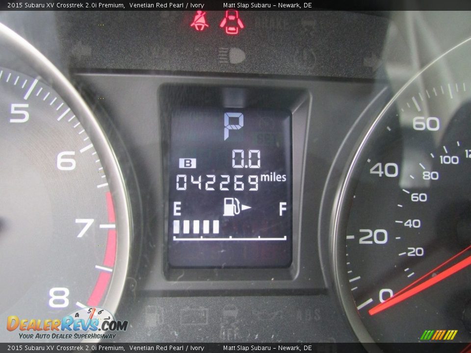 2015 Subaru XV Crosstrek 2.0i Premium Venetian Red Pearl / Ivory Photo #28