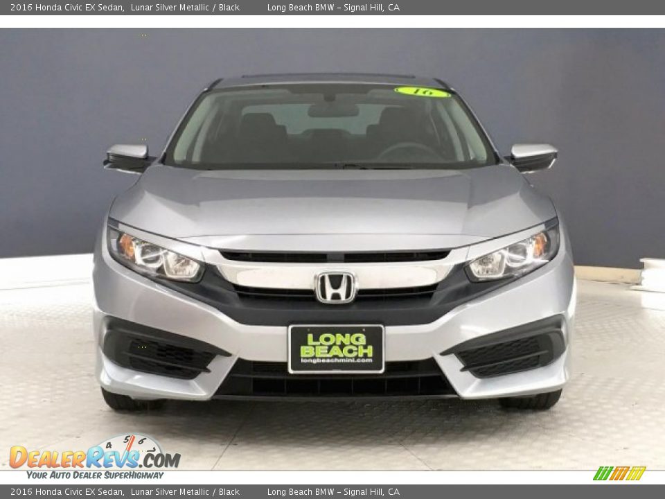 2016 Honda Civic EX Sedan Lunar Silver Metallic / Black Photo #2