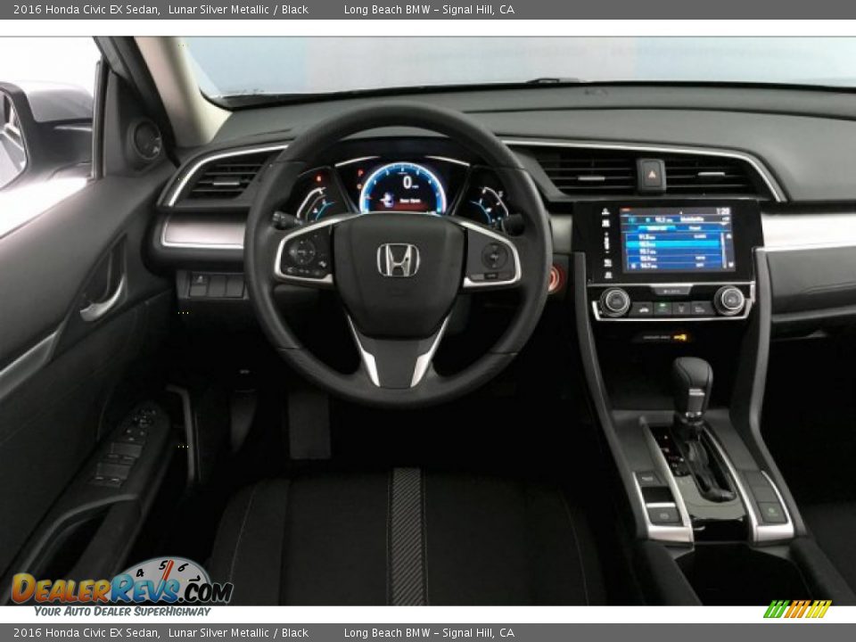 2016 Honda Civic EX Sedan Lunar Silver Metallic / Black Photo #4