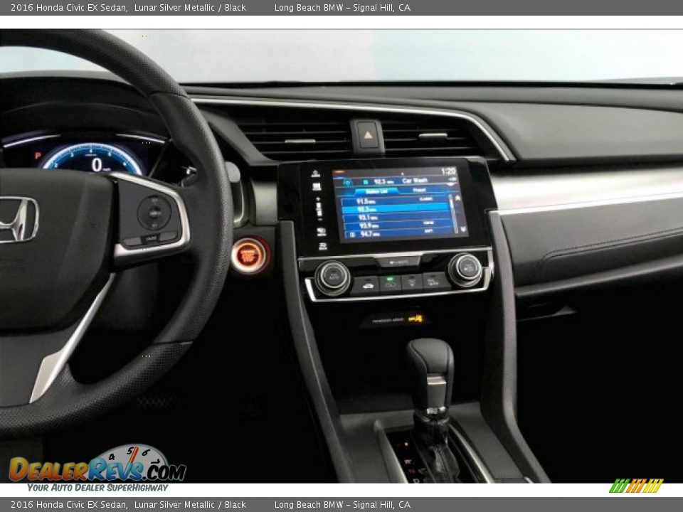 2016 Honda Civic EX Sedan Lunar Silver Metallic / Black Photo #5