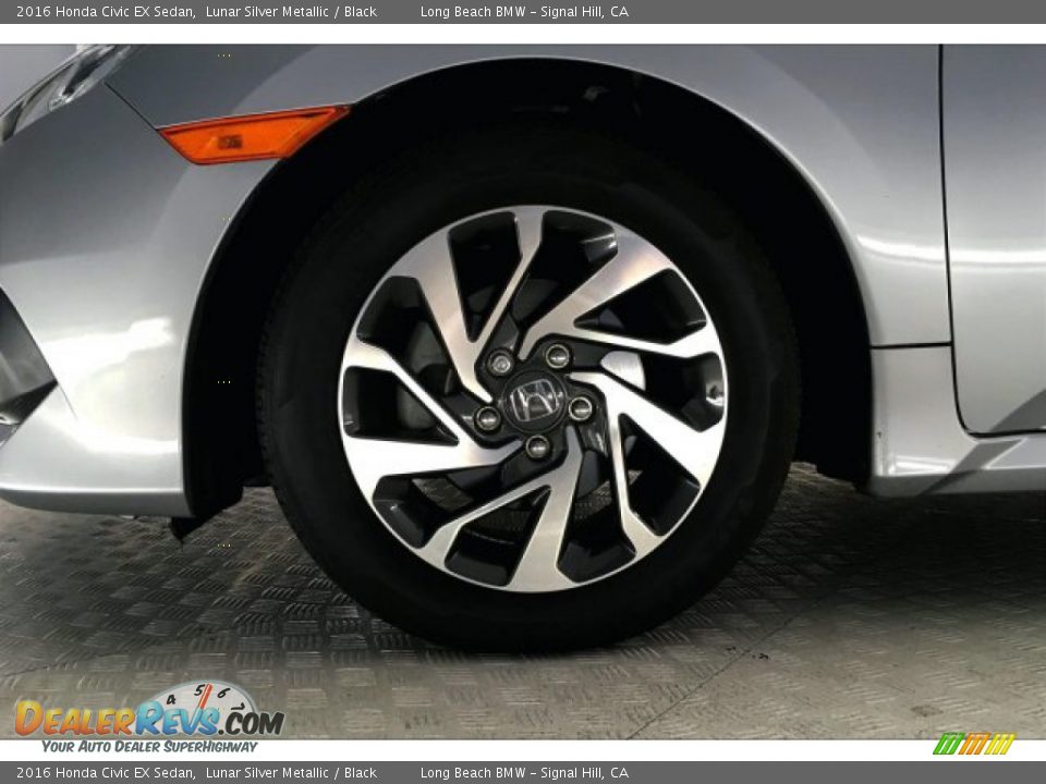 2016 Honda Civic EX Sedan Lunar Silver Metallic / Black Photo #8