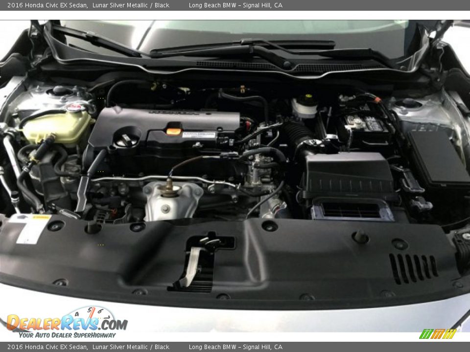 2016 Honda Civic EX Sedan Lunar Silver Metallic / Black Photo #9
