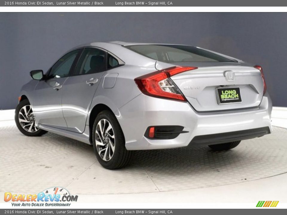 2016 Honda Civic EX Sedan Lunar Silver Metallic / Black Photo #10