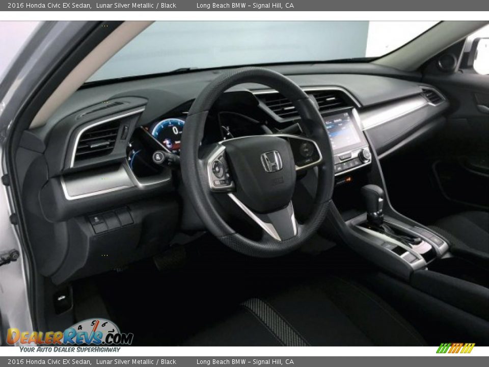2016 Honda Civic EX Sedan Lunar Silver Metallic / Black Photo #17