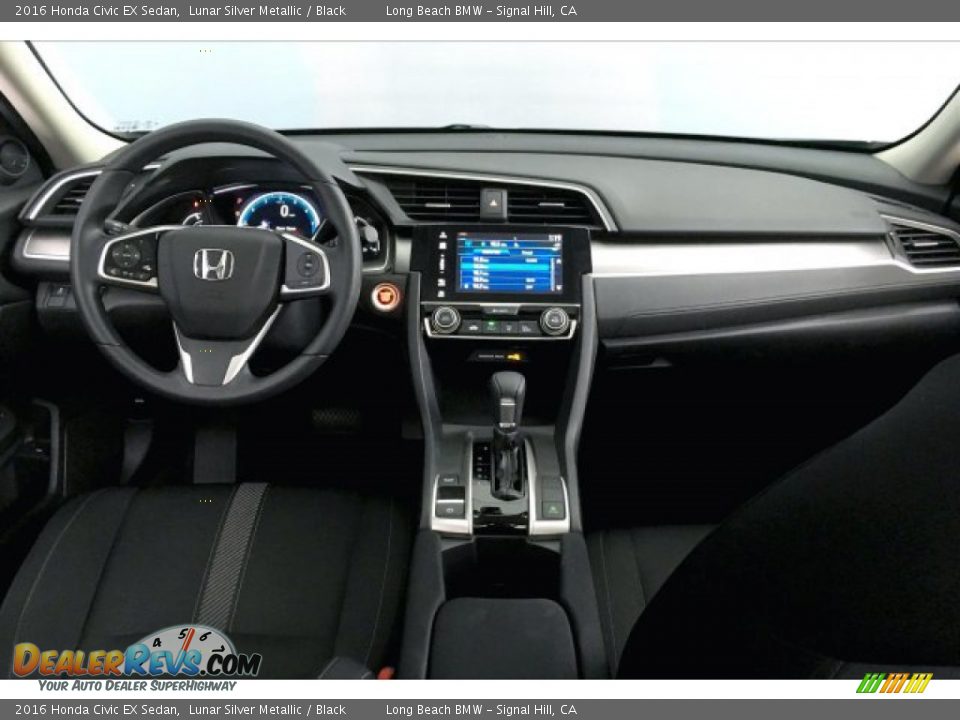 2016 Honda Civic EX Sedan Lunar Silver Metallic / Black Photo #20