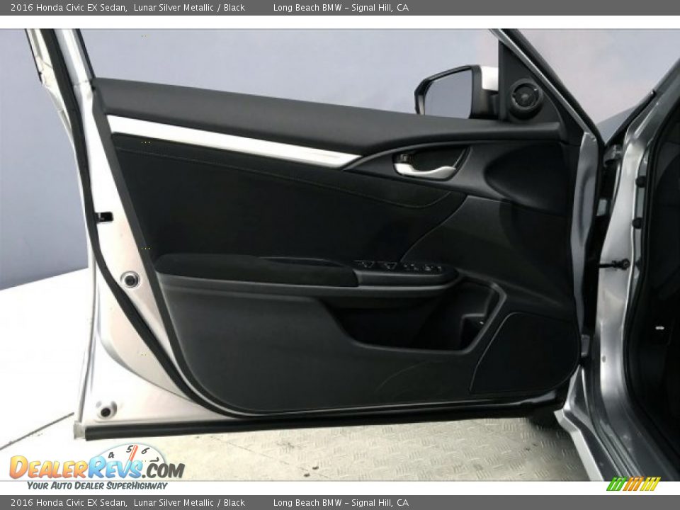 2016 Honda Civic EX Sedan Lunar Silver Metallic / Black Photo #21