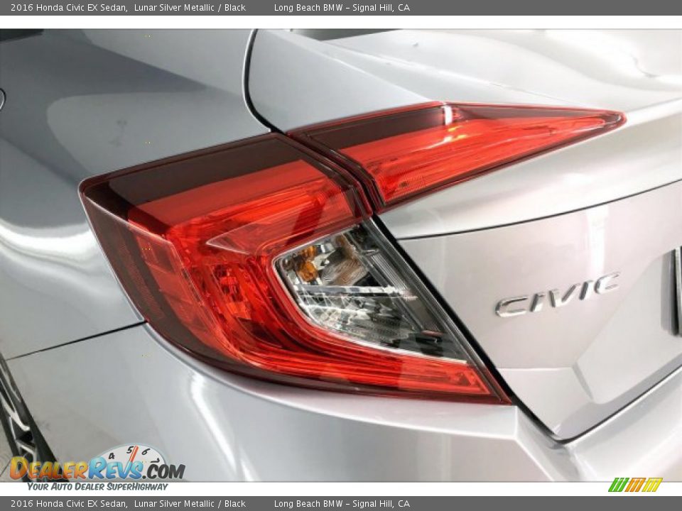2016 Honda Civic EX Sedan Lunar Silver Metallic / Black Photo #22