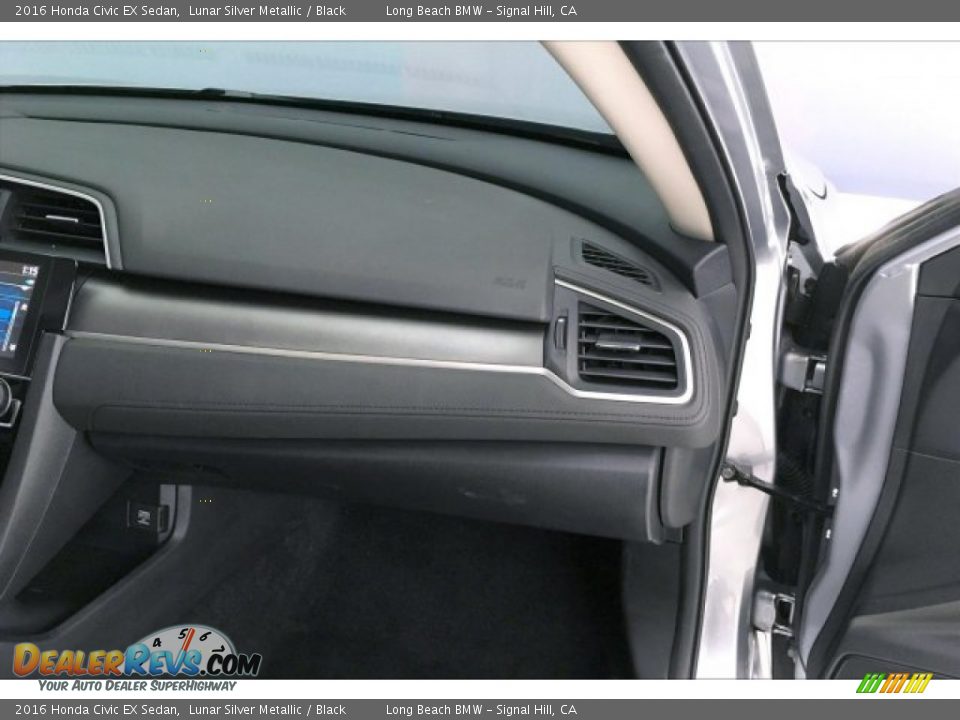 2016 Honda Civic EX Sedan Lunar Silver Metallic / Black Photo #24