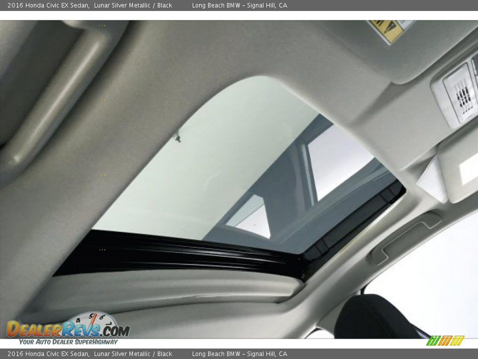 2016 Honda Civic EX Sedan Lunar Silver Metallic / Black Photo #25