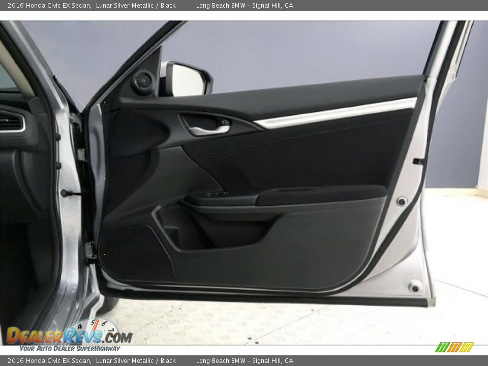 2016 Honda Civic EX Sedan Lunar Silver Metallic / Black Photo #26