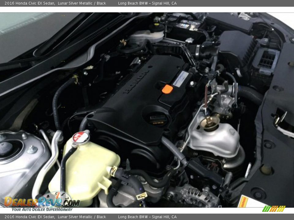 2016 Honda Civic EX Sedan Lunar Silver Metallic / Black Photo #27