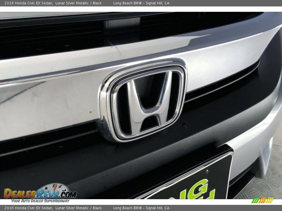2016 Honda Civic EX Sedan Lunar Silver Metallic / Black Photo #29