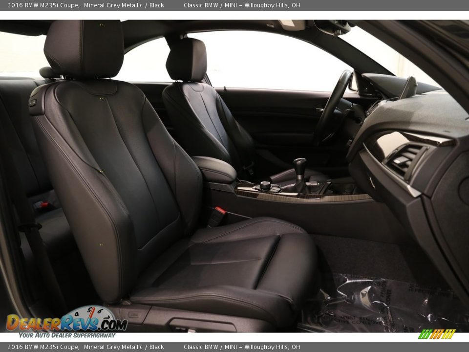 2016 BMW M235i Coupe Mineral Grey Metallic / Black Photo #29