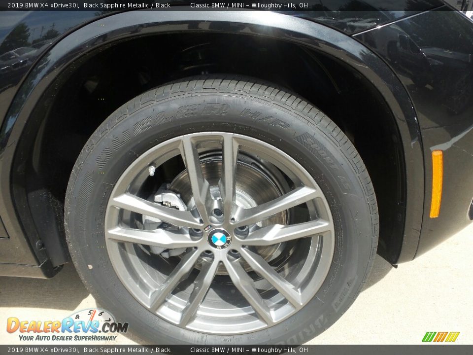 2019 BMW X4 xDrive30i Black Sapphire Metallic / Black Photo #2
