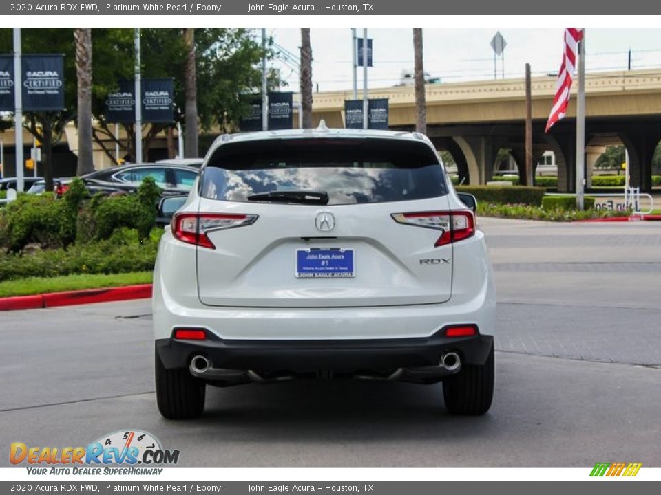 2020 Acura RDX FWD Platinum White Pearl / Ebony Photo #6