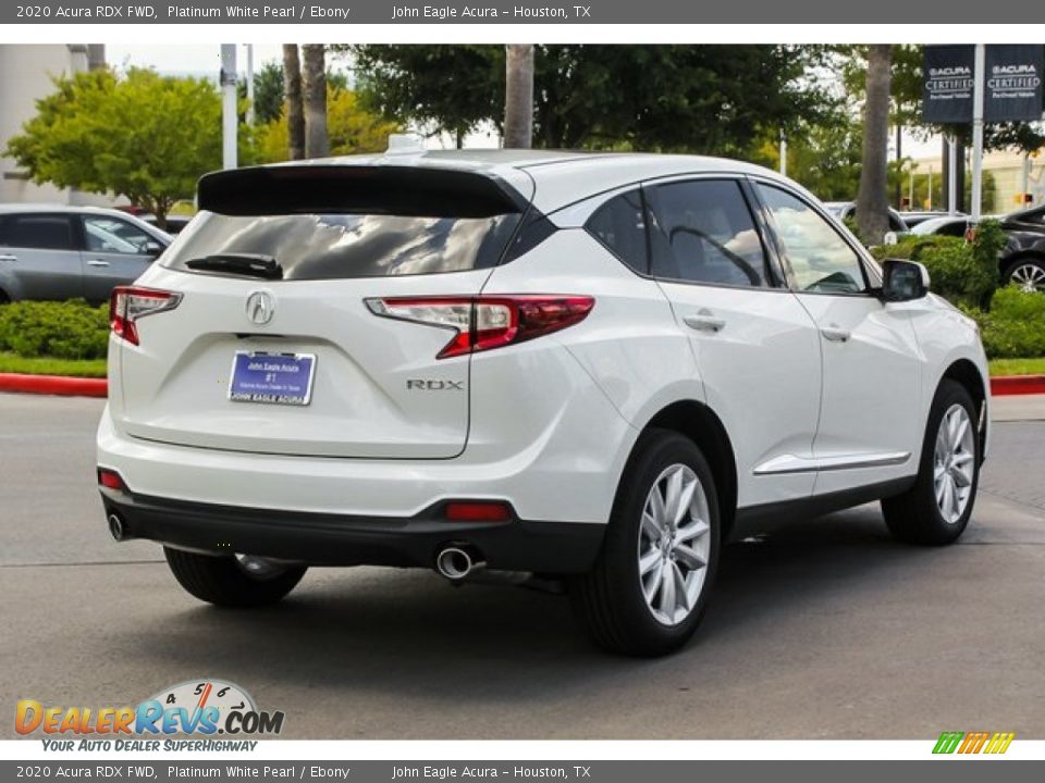 2020 Acura RDX FWD Platinum White Pearl / Ebony Photo #7