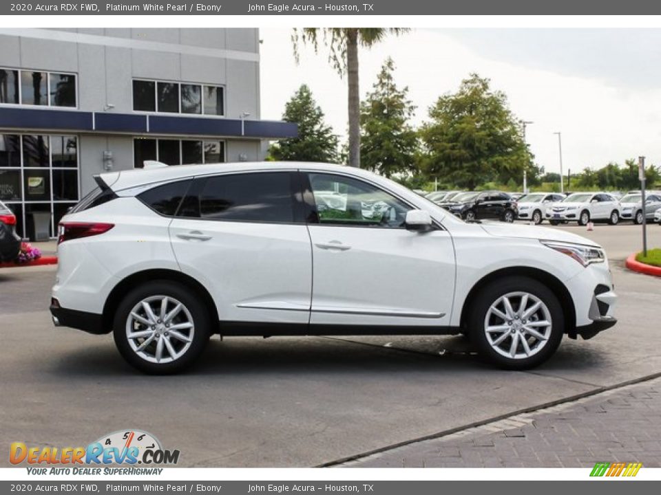 2020 Acura RDX FWD Platinum White Pearl / Ebony Photo #8