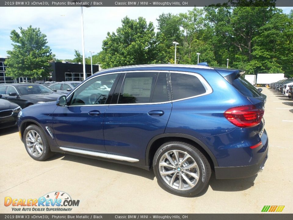 2019 BMW X3 xDrive30i Phytonic Blue Metallic / Black Photo #5