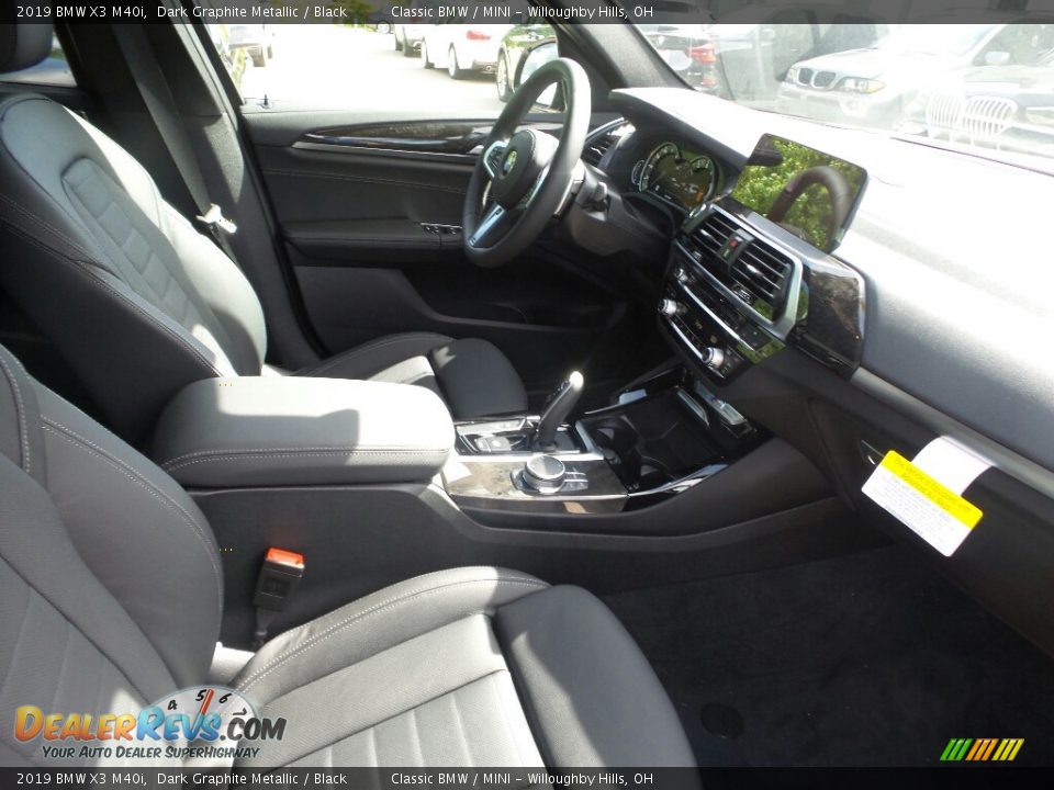 2019 BMW X3 M40i Dark Graphite Metallic / Black Photo #3