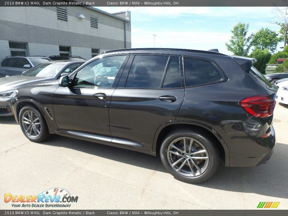 2019 BMW X3 M40i Dark Graphite Metallic / Black Photo #5