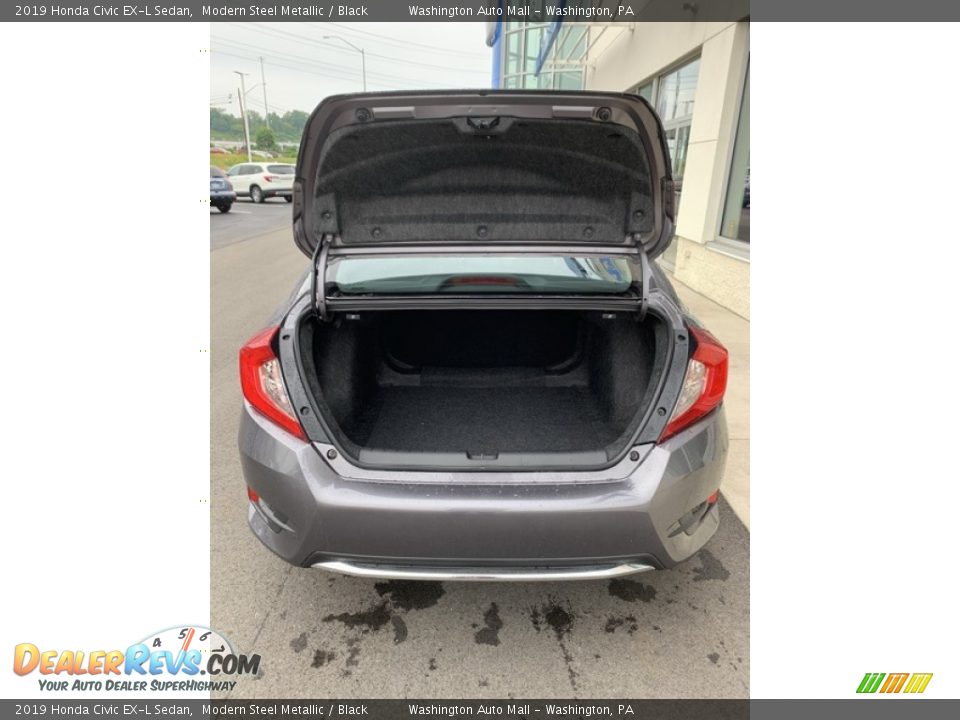 2019 Honda Civic EX-L Sedan Modern Steel Metallic / Black Photo #20