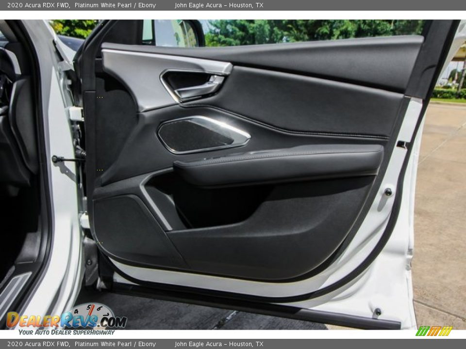 2020 Acura RDX FWD Platinum White Pearl / Ebony Photo #23
