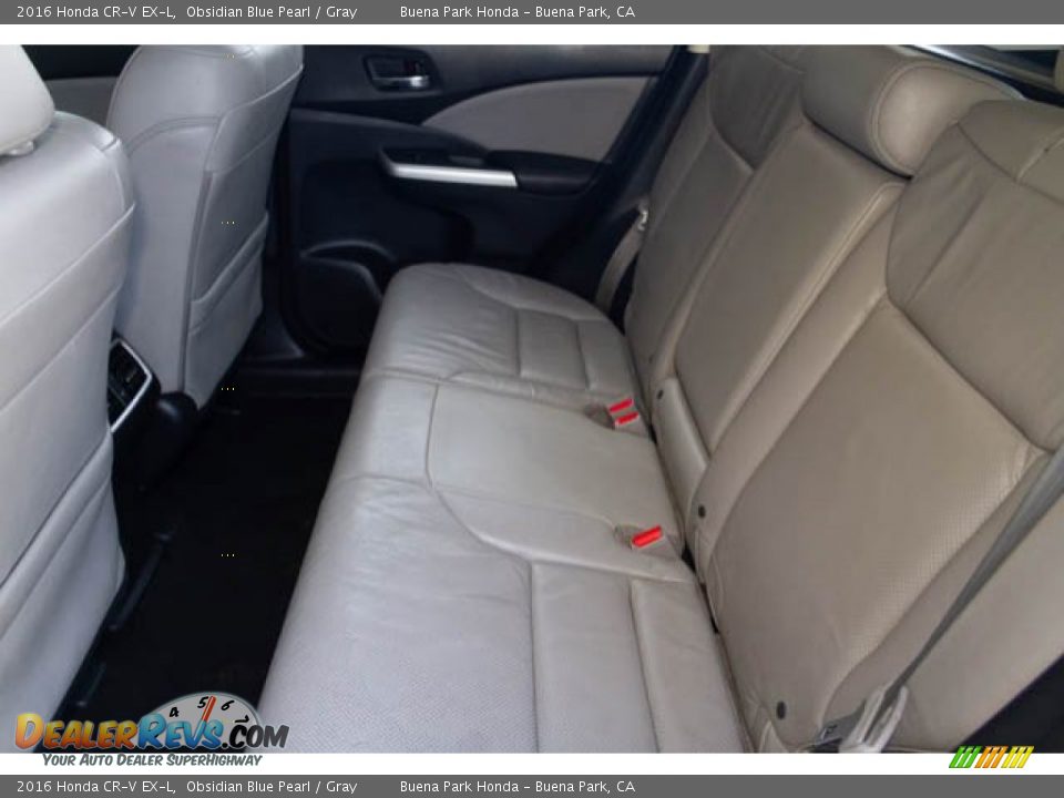 2016 Honda CR-V EX-L Obsidian Blue Pearl / Gray Photo #4