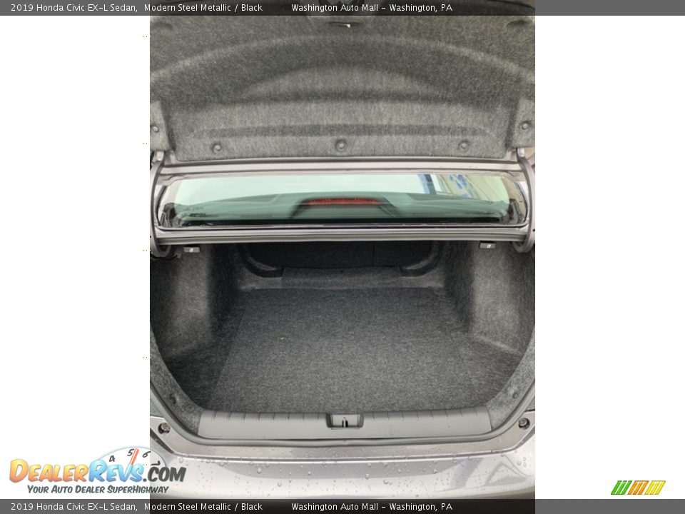 2019 Honda Civic EX-L Sedan Modern Steel Metallic / Black Photo #21