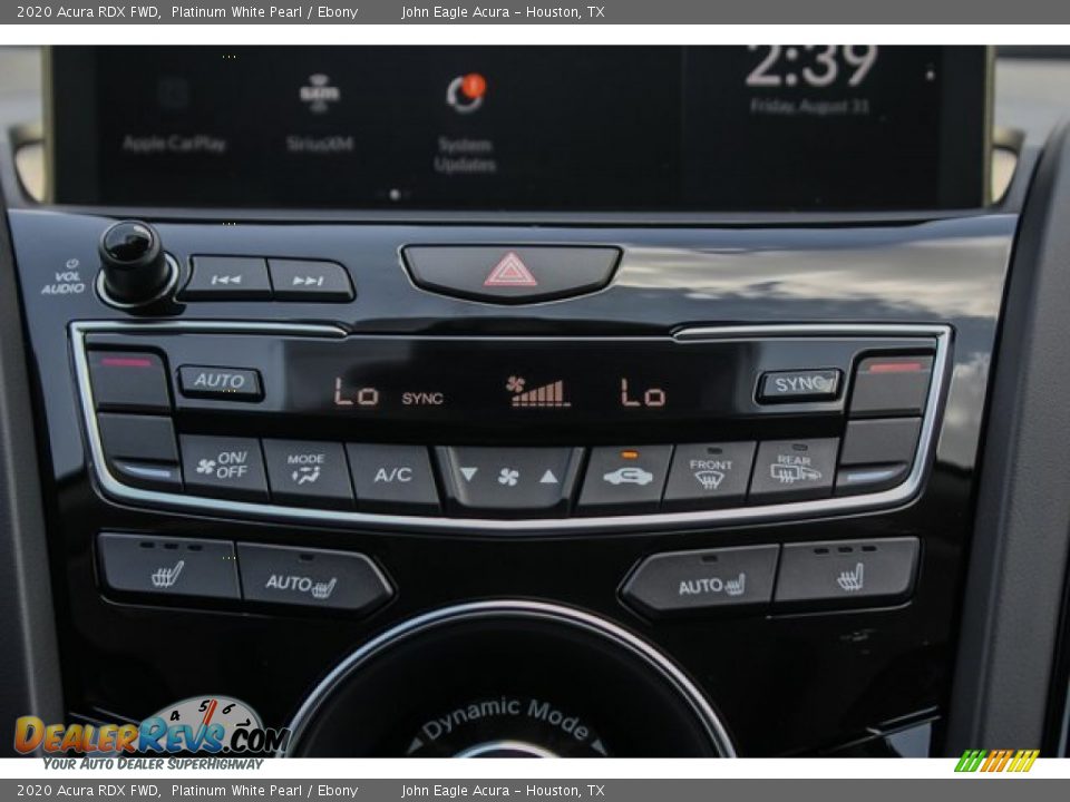 2020 Acura RDX FWD Platinum White Pearl / Ebony Photo #29