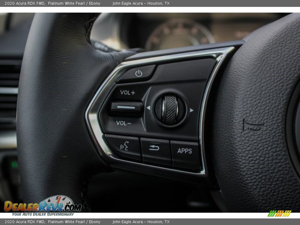 2020 Acura RDX FWD Platinum White Pearl / Ebony Photo #36