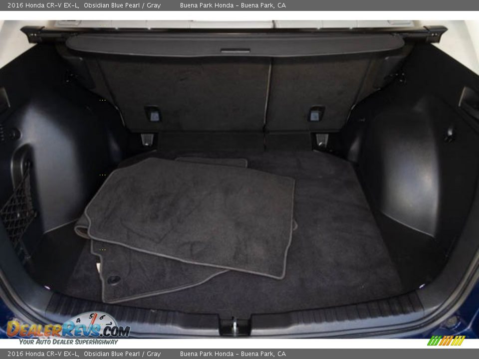 2016 Honda CR-V EX-L Obsidian Blue Pearl / Gray Photo #17