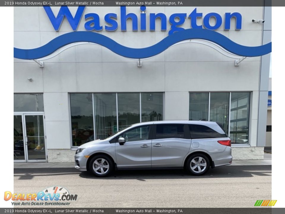 2019 Honda Odyssey EX-L Lunar Silver Metallic / Mocha Photo #1