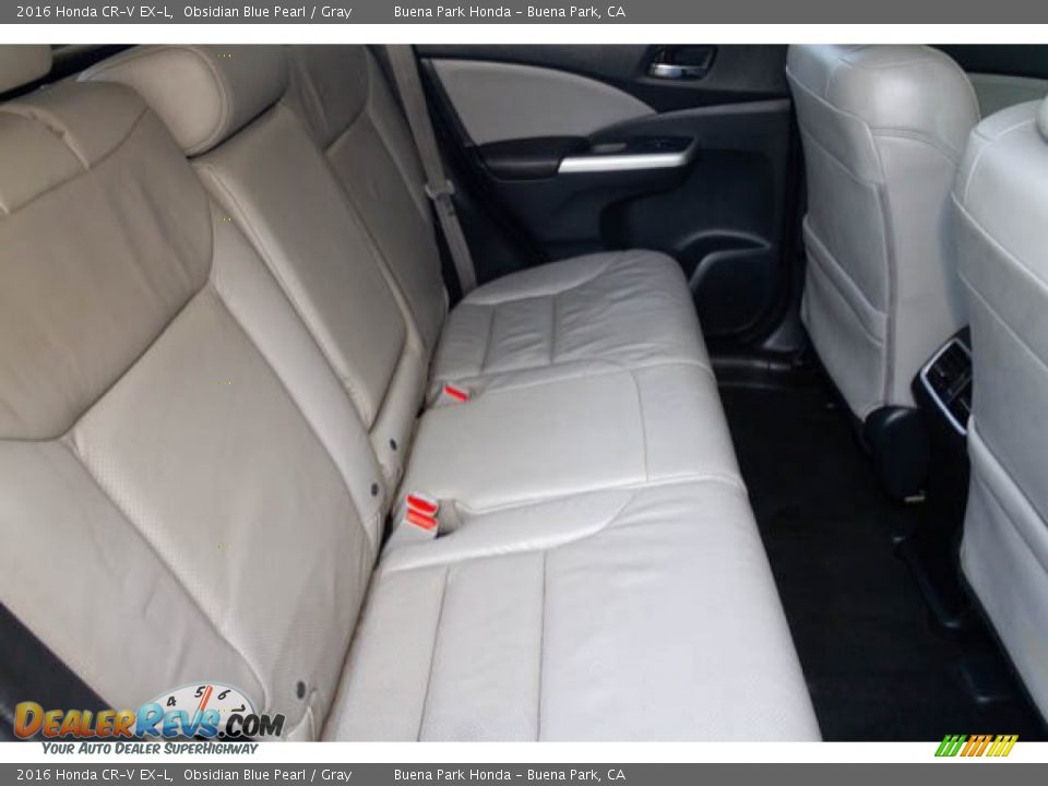 2016 Honda CR-V EX-L Obsidian Blue Pearl / Gray Photo #18