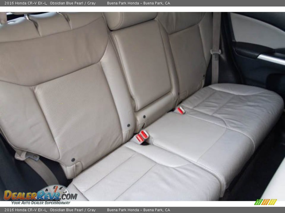 2016 Honda CR-V EX-L Obsidian Blue Pearl / Gray Photo #19