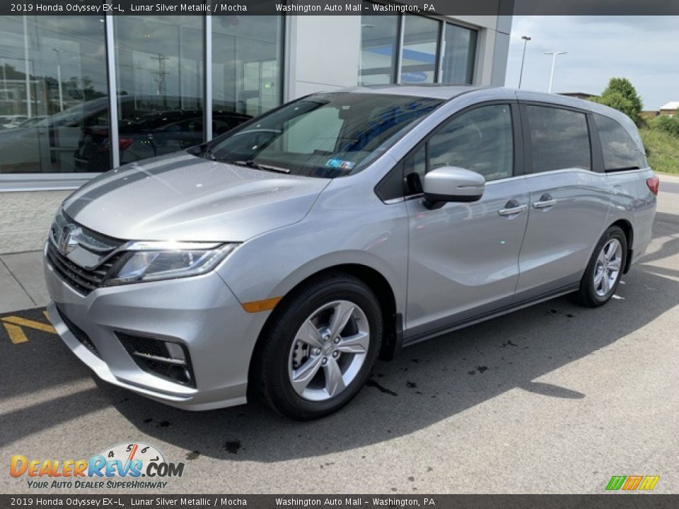 2019 Honda Odyssey EX-L Lunar Silver Metallic / Mocha Photo #2