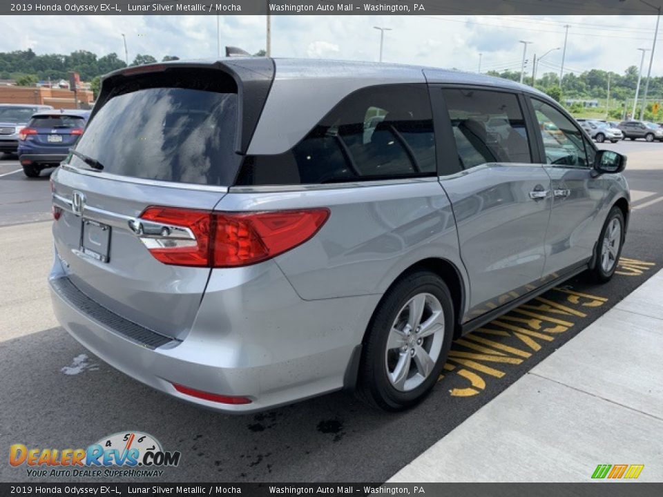 2019 Honda Odyssey EX-L Lunar Silver Metallic / Mocha Photo #5