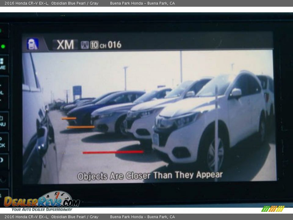 2016 Honda CR-V EX-L Obsidian Blue Pearl / Gray Photo #25