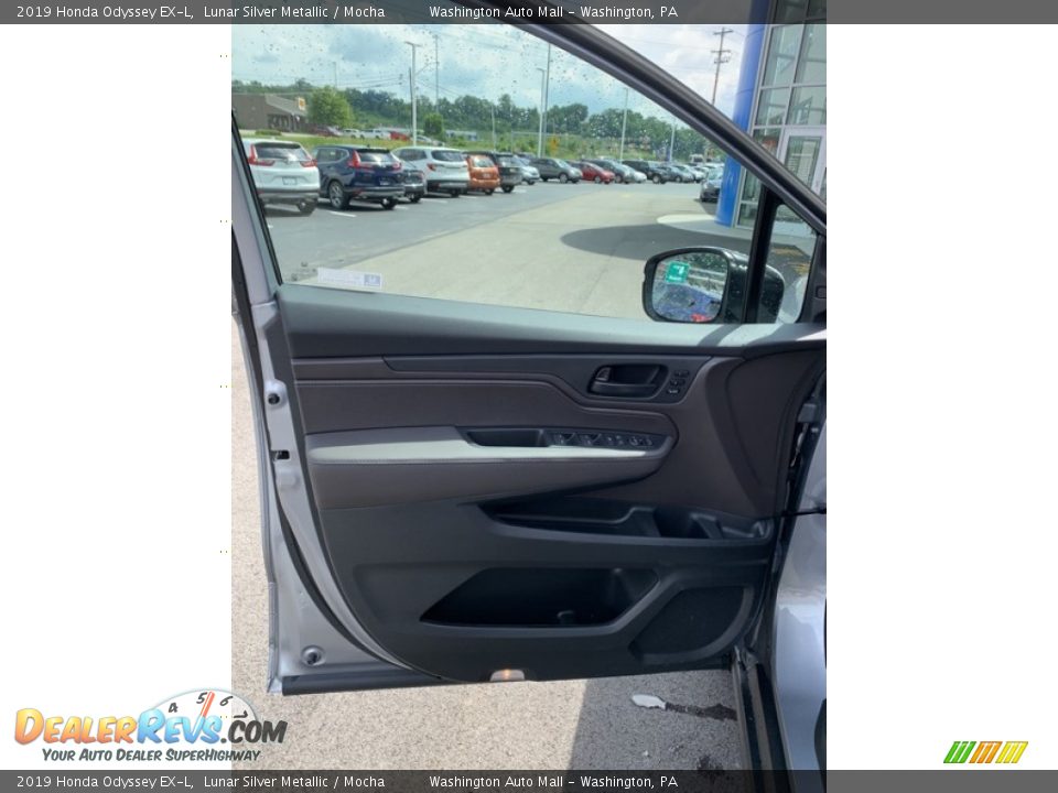 2019 Honda Odyssey EX-L Lunar Silver Metallic / Mocha Photo #10