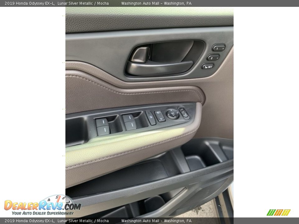 2019 Honda Odyssey EX-L Lunar Silver Metallic / Mocha Photo #11
