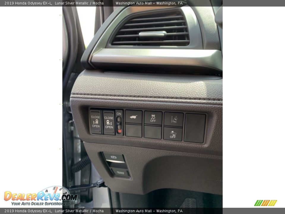 2019 Honda Odyssey EX-L Lunar Silver Metallic / Mocha Photo #12