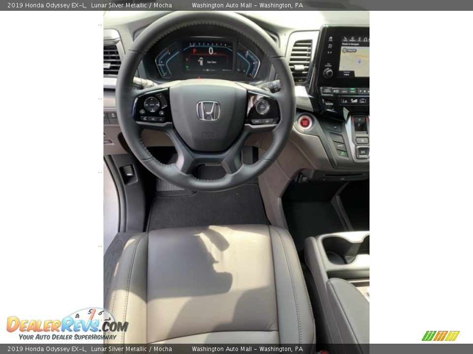 2019 Honda Odyssey EX-L Lunar Silver Metallic / Mocha Photo #13