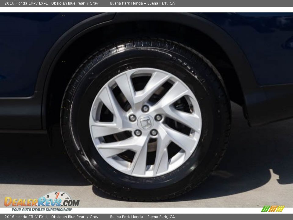 2016 Honda CR-V EX-L Obsidian Blue Pearl / Gray Photo #33