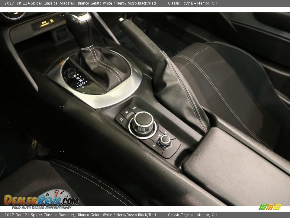 2017 Fiat 124 Spider Classica Roadster Bianco Gelato White / Nero/Rosso Black/Red Photo #15
