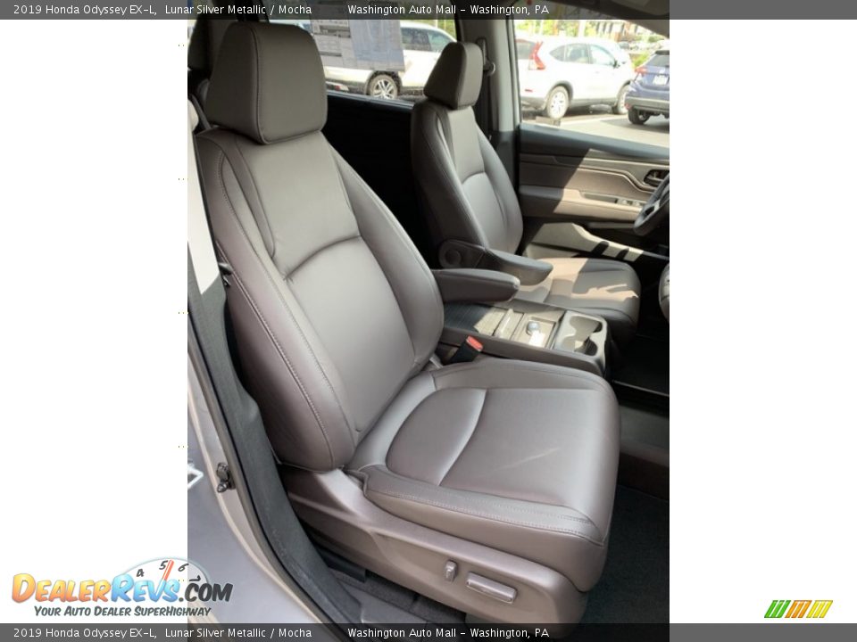 2019 Honda Odyssey EX-L Lunar Silver Metallic / Mocha Photo #32