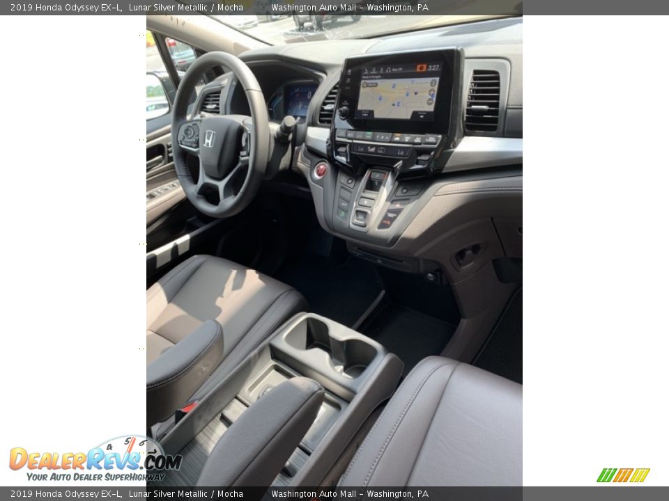 2019 Honda Odyssey EX-L Lunar Silver Metallic / Mocha Photo #33